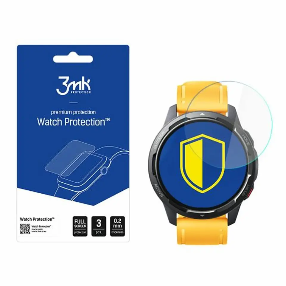 ⁨3MK FlexibleGlass Xiaomi Watch S1 Active Hybrid Glass⁩ at Wasserman.eu