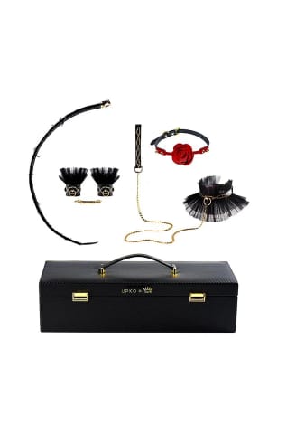 Zestaw Skórzanych Akcesoriów Do Bdsm W Walizeczce Zalo & Upko Luxurious & Romantic Bondage Play Kit UPKO w sklepie Wasserman.eu