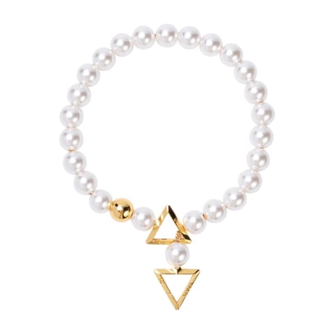 ⁨Perłowy Naszyjnik - Obóżka Upko Moist Eyes Pearl Necklace / Collar UPKO⁩ w sklepie Wasserman.eu