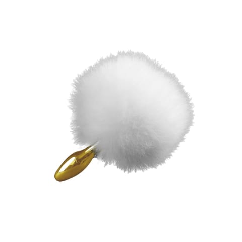 ⁨Metalowy Korek Z Króliczym Ogonkiem Upko Rabbit Fur Bunny Tail Small Butt Plug UPKO⁩ w sklepie Wasserman.eu