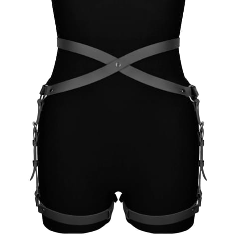 ⁨Leather belt Alisa black⁩ at Wasserman.eu