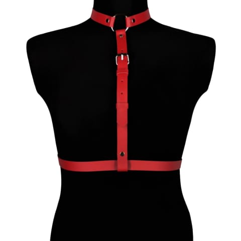Leather harness Blanca red at Wasserman.eu