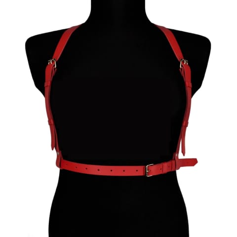 Leather harness Melisa red at Wasserman.eu