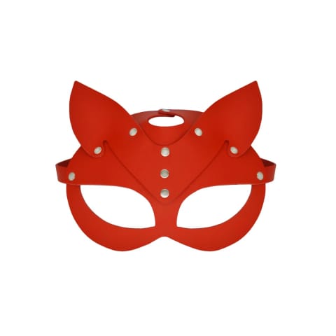 ⁨Leather mask Selina red⁩ at Wasserman.eu