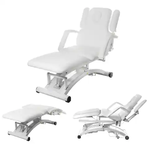 ⁨Bed rehabilitation table for massage controlled by remote control DIVINE White⁩ at Wasserman.eu