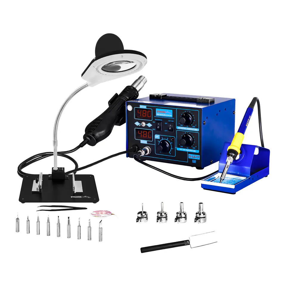 ⁨Hot Air Stamos Soldering S-LS-17 tip soldering station⁩ at Wasserman.eu