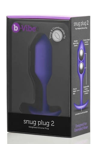 ⁨B-Vibe - Snug Plug 2 Purple⁩ at Wasserman.eu