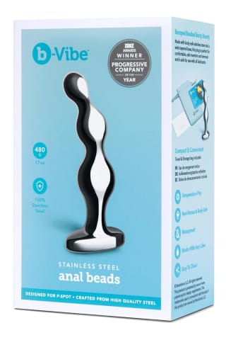 ⁨Koraliki analne Stainless Steel Anal Beads b-Vibe⁩ w sklepie Wasserman.eu