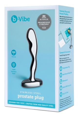 Masażer prostaty Stainless Steel Prostate Plug b-Vibe w sklepie Wasserman.eu