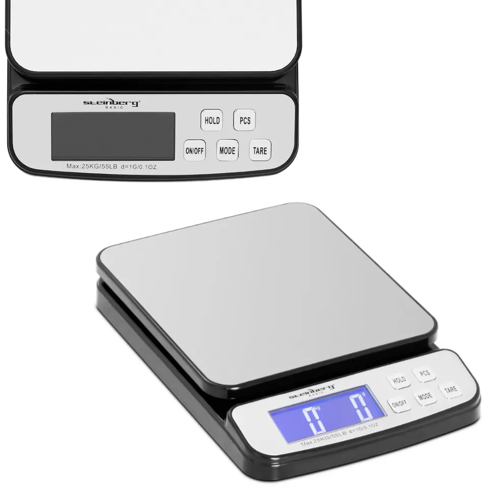 ⁨Postal weight for LCD parcels and letters up to 25 kg / 1 g⁩ at Wasserman.eu