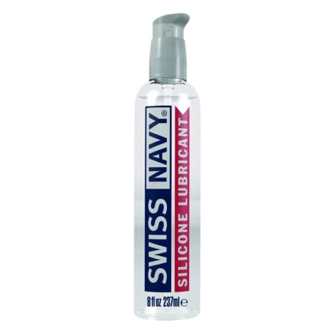 ⁨Swiss Navy Silicone - silikonowy środek poślizgowy 240 ml, butelka z pompką⁩ w sklepie Wasserman.eu