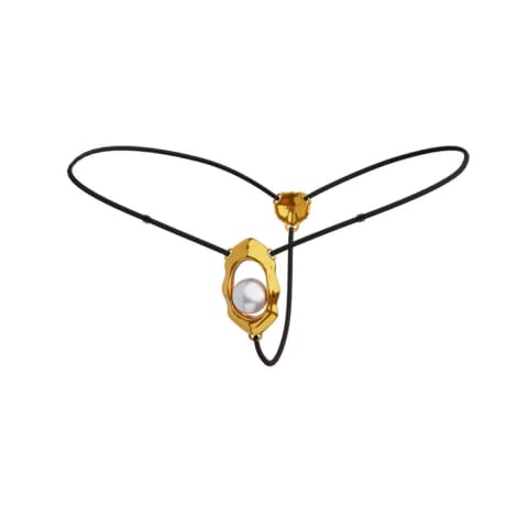 Moist Eyes G-String Clitoral Jewelry With Bead Stimulator UPKO w sklepie Wasserman.eu