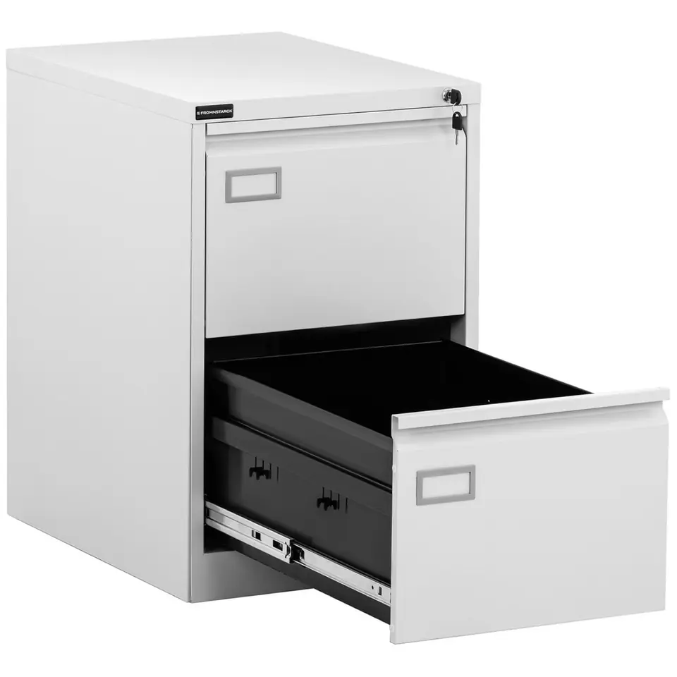 ⁨Metal office cabinet for document files A4/F4 2 drawers⁩ at Wasserman.eu