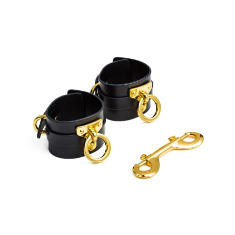 ⁨Skórzane Kajdanki Na Ręce Upko Leather Handcuffs UPKO⁩ w sklepie Wasserman.eu