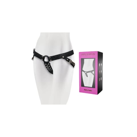 ⁨Bawełniany Strap-On Lastic Strap-On Rose-Black Adrien Lastic⁩ w sklepie Wasserman.eu