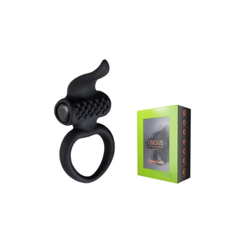 ⁨Mini Pierścień Wibrujący Lingus Black Adrien Lastic⁩ w sklepie Wasserman.eu