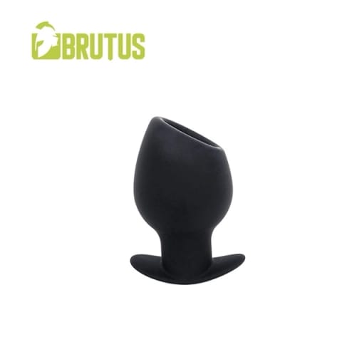 ⁨Silikonowy tunel Chalice Silicone Tunnel Plug Black M Brutus⁩ w sklepie Wasserman.eu