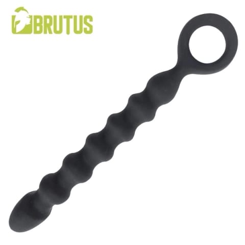 ⁨Koraliki analne Stop & Go Silicone Anal Bead Stick Black Brutus⁩ w sklepie Wasserman.eu