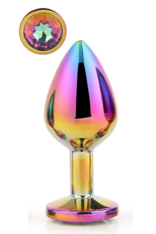 ⁨Korek Analny Gleaming Love Multicolour Plug Medium Dreamtoys⁩ w sklepie Wasserman.eu
