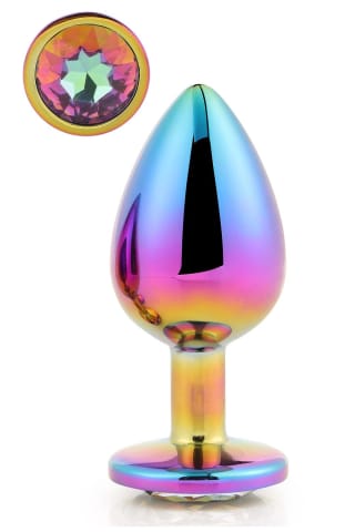 ⁨DREAMTOYS GLEAMING LOVE MULTICOLOUR PLUG LARGE⁩ at Wasserman.eu