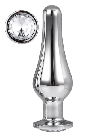 ⁨Korek Analny Gleaming Love Silver Pleasure Plug L Dreamtoys⁩ w sklepie Wasserman.eu