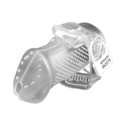 ⁨Pas cnoty Airmesh Chastity Cage Clear Brutus⁩ w sklepie Wasserman.eu