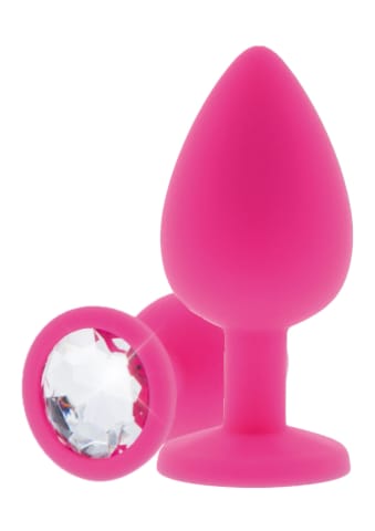 ⁨Korek Analny Toyjoy Anal Play Diamond Booty Jewel Medium Pink TOYJOY⁩ w sklepie Wasserman.eu