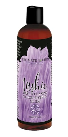 ⁨Lubrykant Tushie Hybrid Anal Relax Glide 120Ml Intimate Earth⁩ w sklepie Wasserman.eu