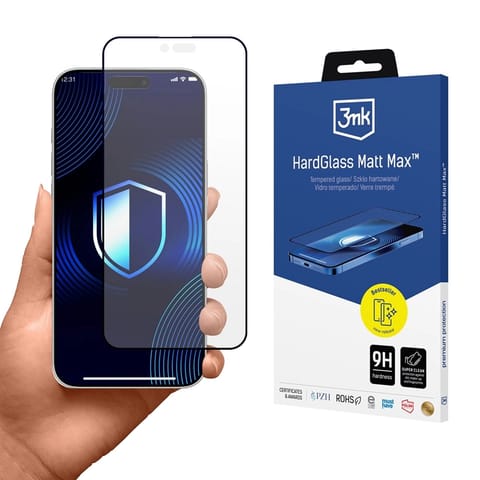 ⁨3mk HardGlass Matt Max - Matowe szkło hartowane do iPhone 17 Air⁩ w sklepie Wasserman.eu