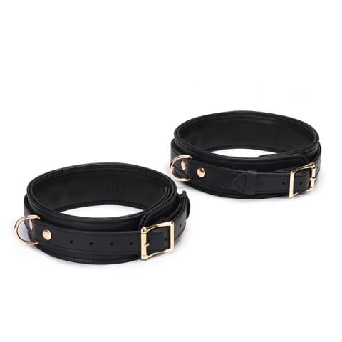 ⁨Kajdanki Dark Secret Thigh Cuffs S Size Liebe Seele⁩ w sklepie Wasserman.eu