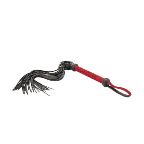 ⁨Pejcz Kinbaku Ukiyoe Red Rosy Leather Flogger Whip Liebe Seele⁩ w sklepie Wasserman.eu