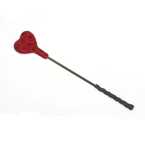 ⁨Szpicruta Kinbaku Ukiyoe Red Rosy Leather Mini Crop Liebe Seele⁩ w sklepie Wasserman.eu