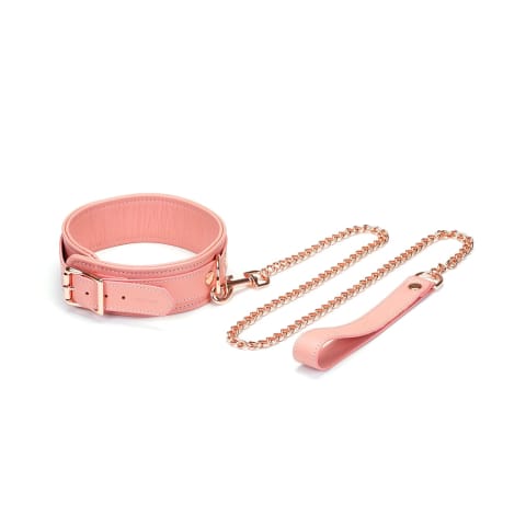 ⁨Obróżka Ze Smyczą Pink Dream Collar With Leash Liebe Seele⁩ w sklepie Wasserman.eu