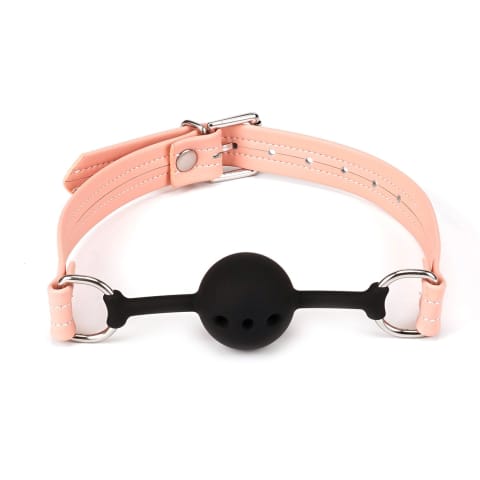 ⁨Knebel Pink Organosilicon Ball Gag Liebe Seele⁩ w sklepie Wasserman.eu
