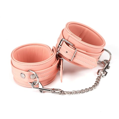 ⁨Kajdanki Pink Organosilicon Ankle Cuffs Liebe Seele⁩ w sklepie Wasserman.eu