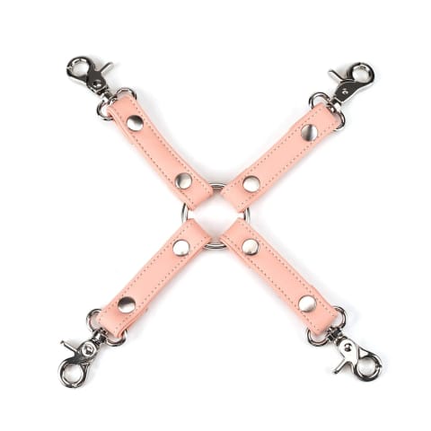 ⁨Uprząż Bondage Pink Organosilicon Hogtie Liebe Seele⁩ w sklepie Wasserman.eu