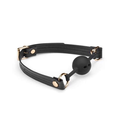 ⁨Knebel Black Organosilicon Ball Gag Liebe Seele⁩ w sklepie Wasserman.eu