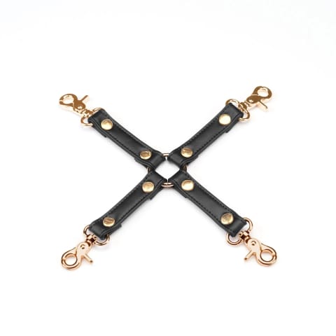 ⁨Uprząż Bondage Black Organosilicon Hogtie Liebe Seele⁩ w sklepie Wasserman.eu