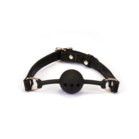⁨Knebel Boudoir Amor Black Ball Gag Liebe Seele⁩ w sklepie Wasserman.eu