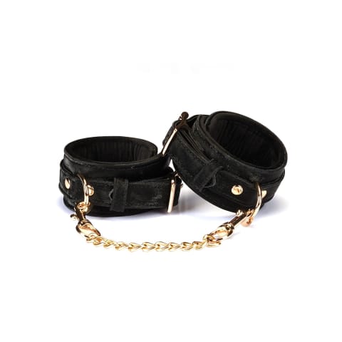 ⁨Kajdanki Boudoir Amor Black Wrist Cuffs Liebe Seele⁩ w sklepie Wasserman.eu