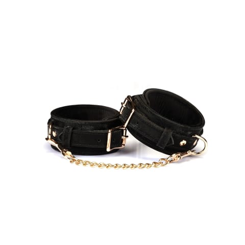 ⁨Kajdanki Boudoir Amor Black Ankle Cuffs Liebe Seele⁩ w sklepie Wasserman.eu