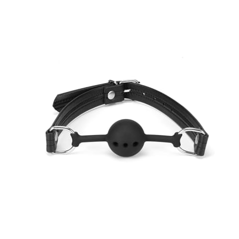 ⁨Knebel Black Bond Ball Gag Liebe Seele⁩ w sklepie Wasserman.eu