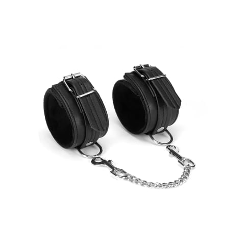 ⁨Kajdanki Black Bond Ankle Cuffs Liebe Seele⁩ w sklepie Wasserman.eu