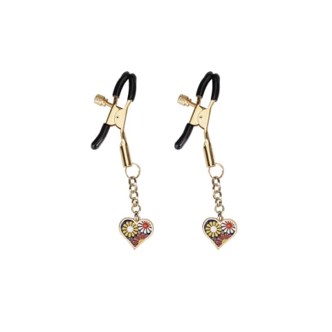 ⁨Klamerki Na Sutki Gold Nipple Clamps Liebe Seele⁩ w sklepie Wasserman.eu