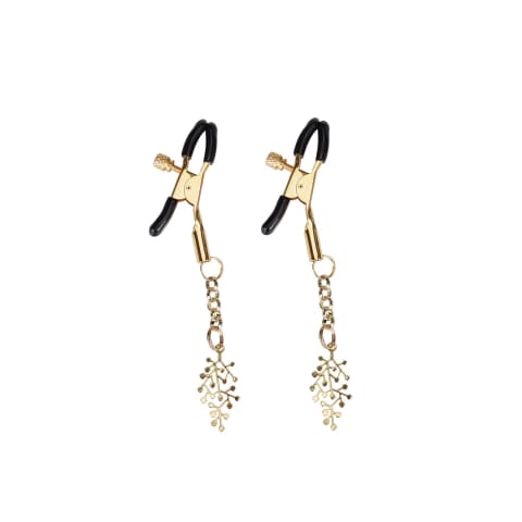 ⁨Klamerki Na Sutki Gold Rose Tree Nipple Clamps Liebe Seele⁩ w sklepie Wasserman.eu