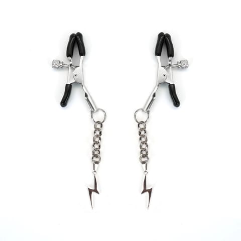 ⁨Klamerki Na Sutki Silver Lightning Nipple Clamps Liebe Seele⁩ w sklepie Wasserman.eu