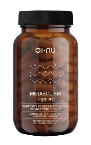 ⁨Wsparcie Metabolizmu 60 Kapsułek Metabolism Support Qi-Nu⁩ w sklepie Wasserman.eu