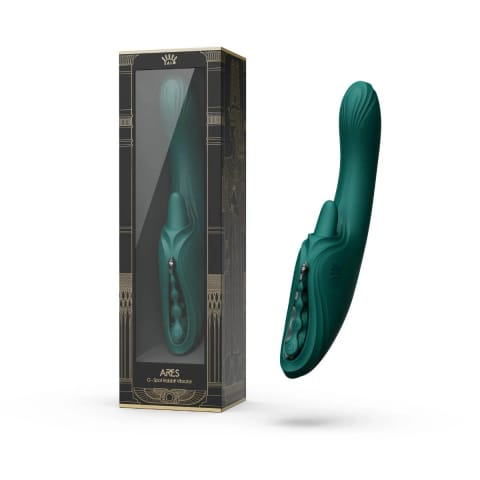 ⁨Wibrator króliczek Ares Turquoise Green Zalo⁩ w sklepie Wasserman.eu