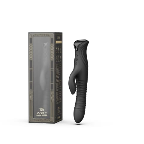 ⁨Wibrator króliczek Mose 2 Obsidian Black Zalo⁩ w sklepie Wasserman.eu