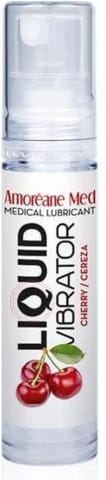 ⁨Wibrator w płynie Liquid Vibrator Cherry 10ml Amoreane⁩ w sklepie Wasserman.eu
